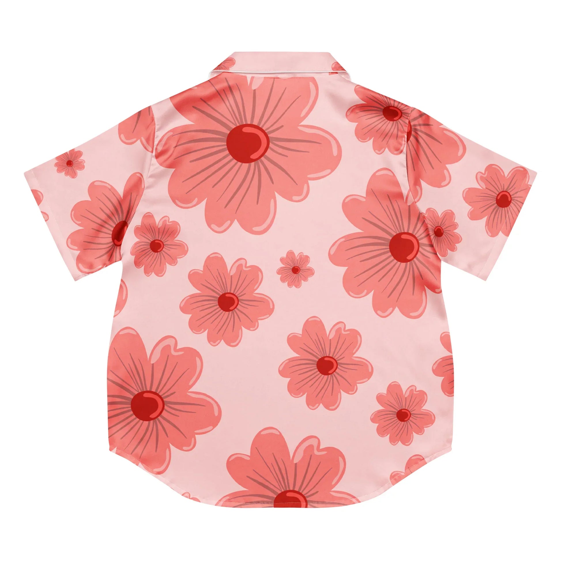 All-over print women’s short sleeve pajama top - AwRans Clothing