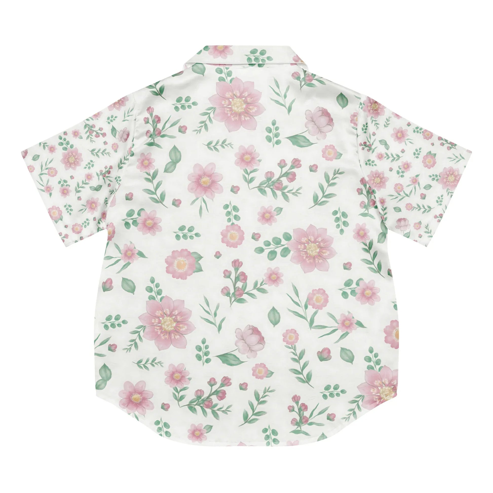 All-over print women’s short sleeve pajama top - AwRans Clothing