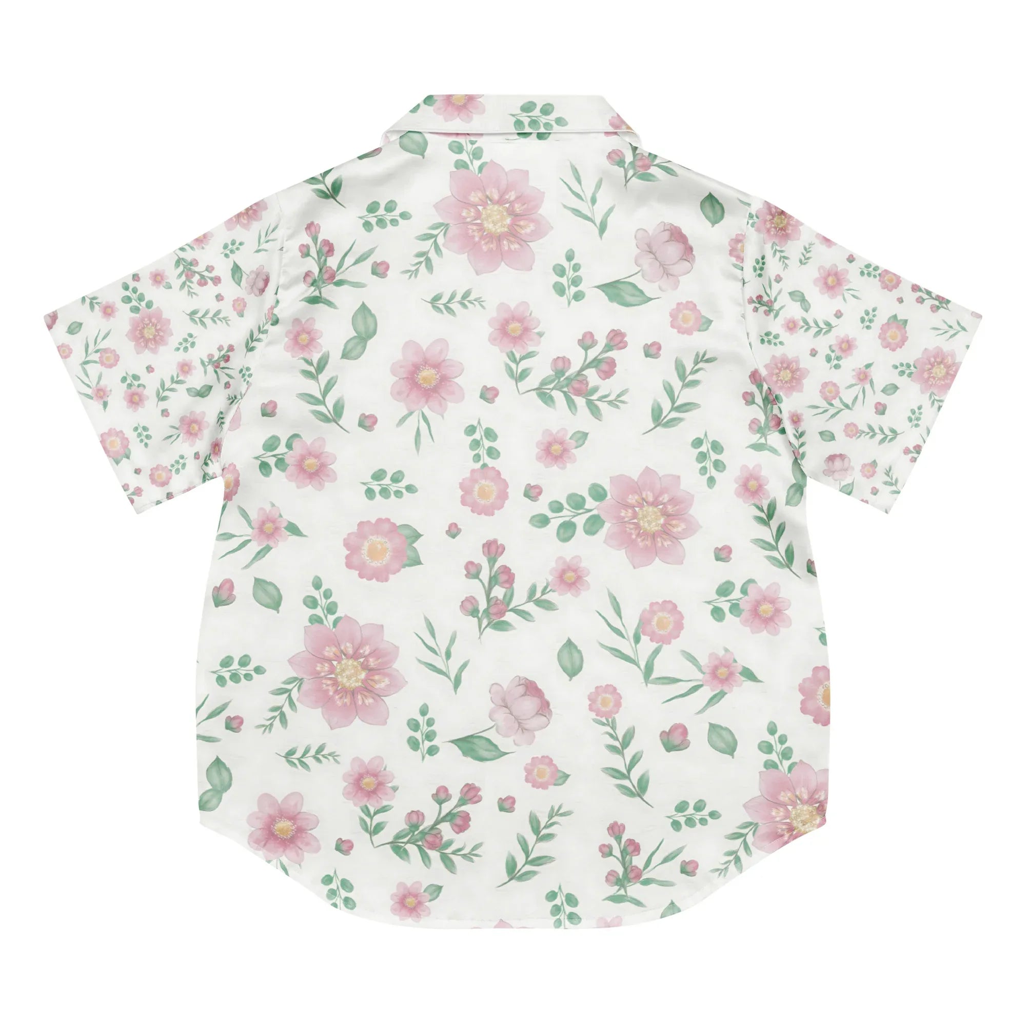 All-over print women’s short sleeve pajama top - AwRans Clothing
