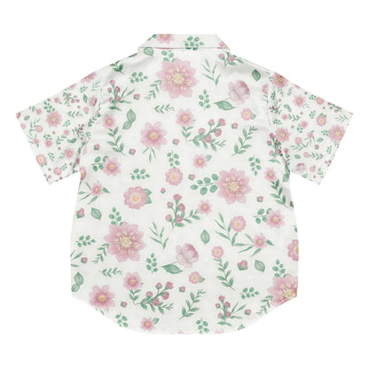 All-over print women’s short sleeve pajama top - AwRans Clothing