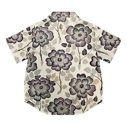 All-over print women’s short sleeve pajama top - AwRans Clothing