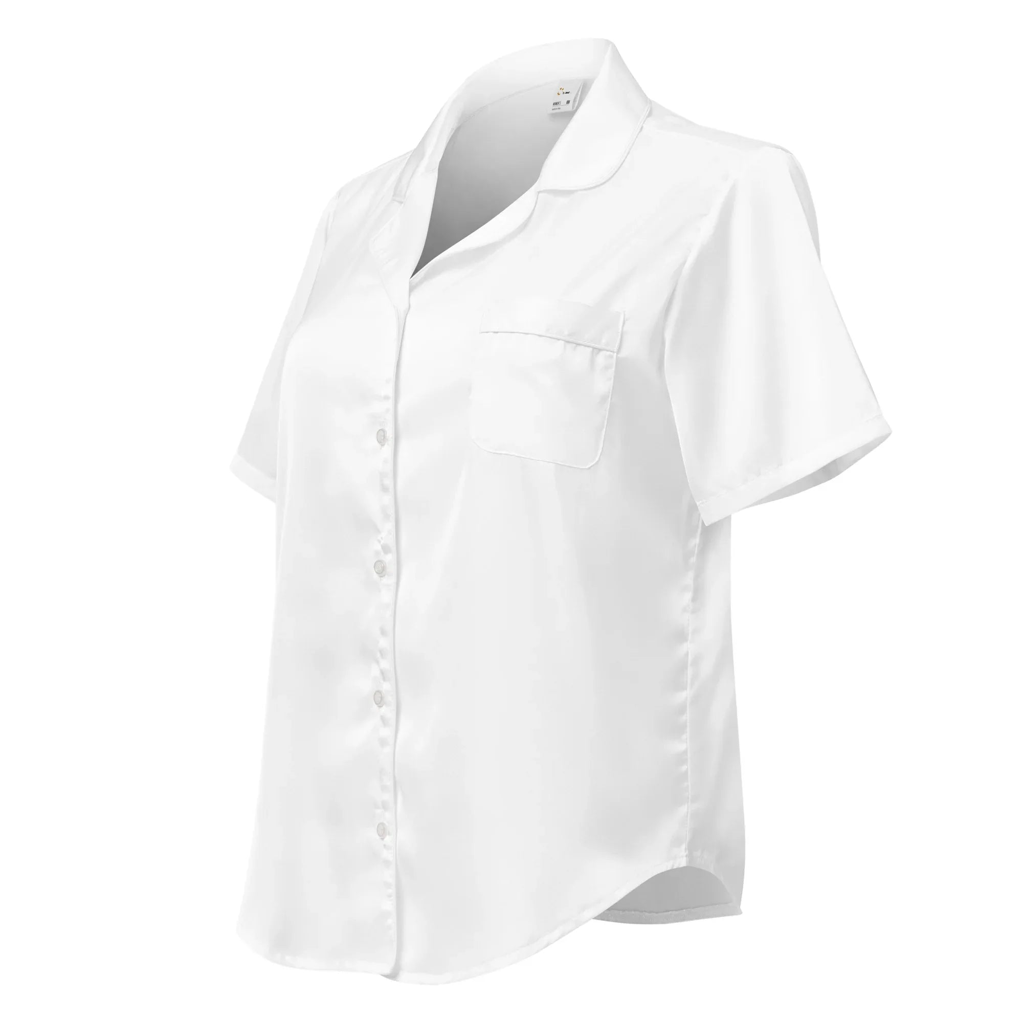 All-over print women’s short sleeve pajama top WHITE All-over print women’s short sleeve pajama top AwRans Clothing all-over-print-womens-short-sleeve-pajama-top-white-left-front-67c3a1cf2b996