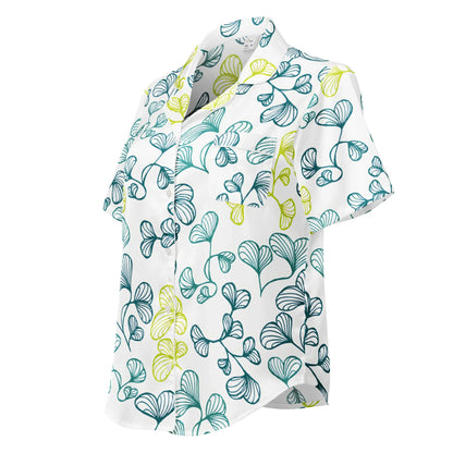 All-over print women’s short sleeve pajama top - AwRans Clothing