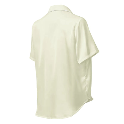 All-over print women’s short sleeve pajama top BEIGE - AwRans Clothing