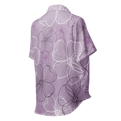 All-over print women’s short sleeve pajama top - AwRans Clothing