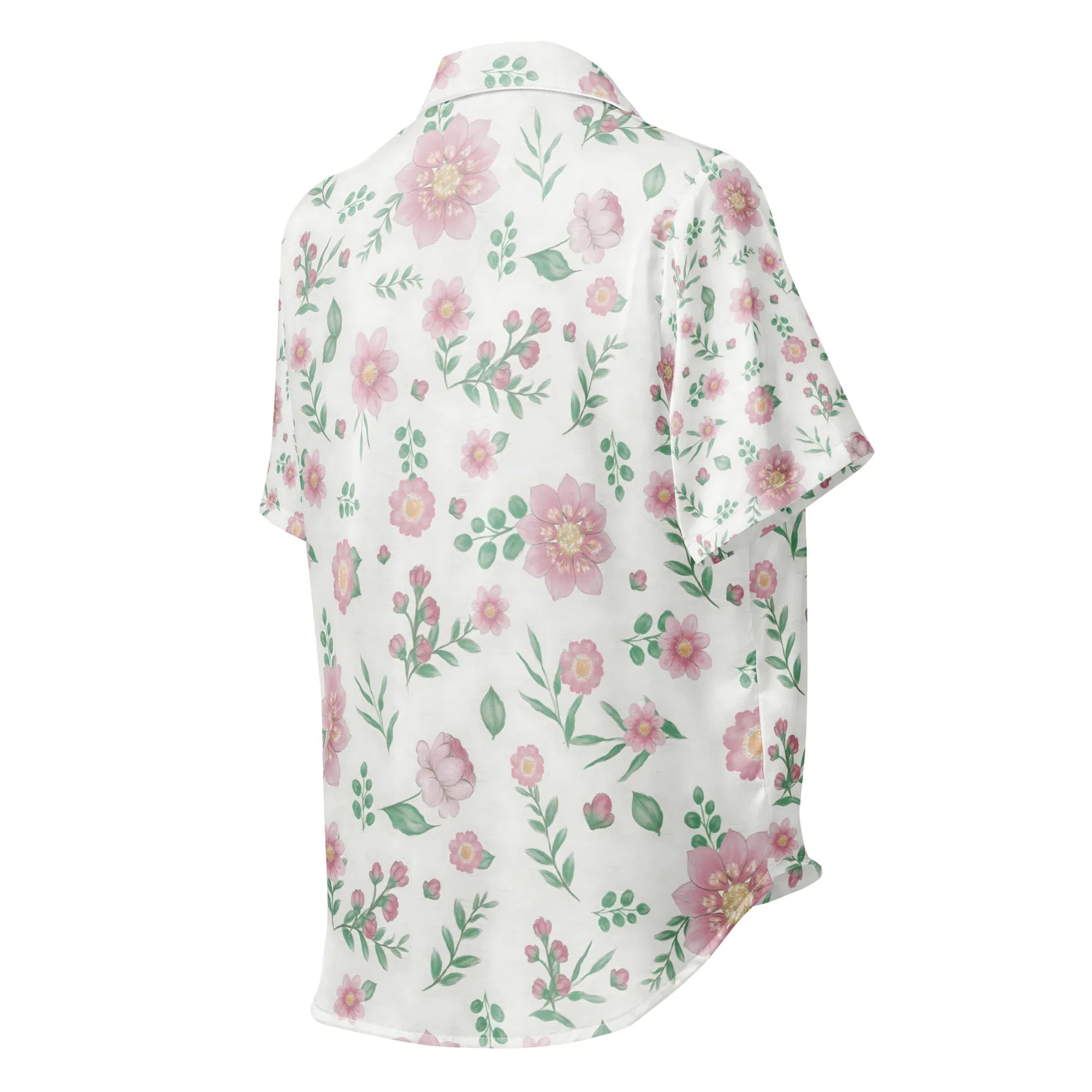 All-over print women’s short sleeve pajama top All-over print women’s short sleeve pajama top AwRans Clothing all-over-print-womens-short-sleeve-pajama-top-white-right-back-67c3a43d11216