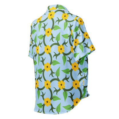 All-over print women’s short sleeve pajama top - AwRans Clothing