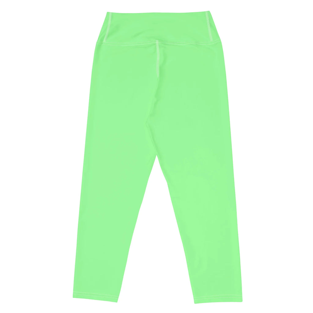 Yoga Capri Leggings Yoga Leggings AwRans Clothing all-over-print-yoga-capri-leggings-white-back-687db75c41900