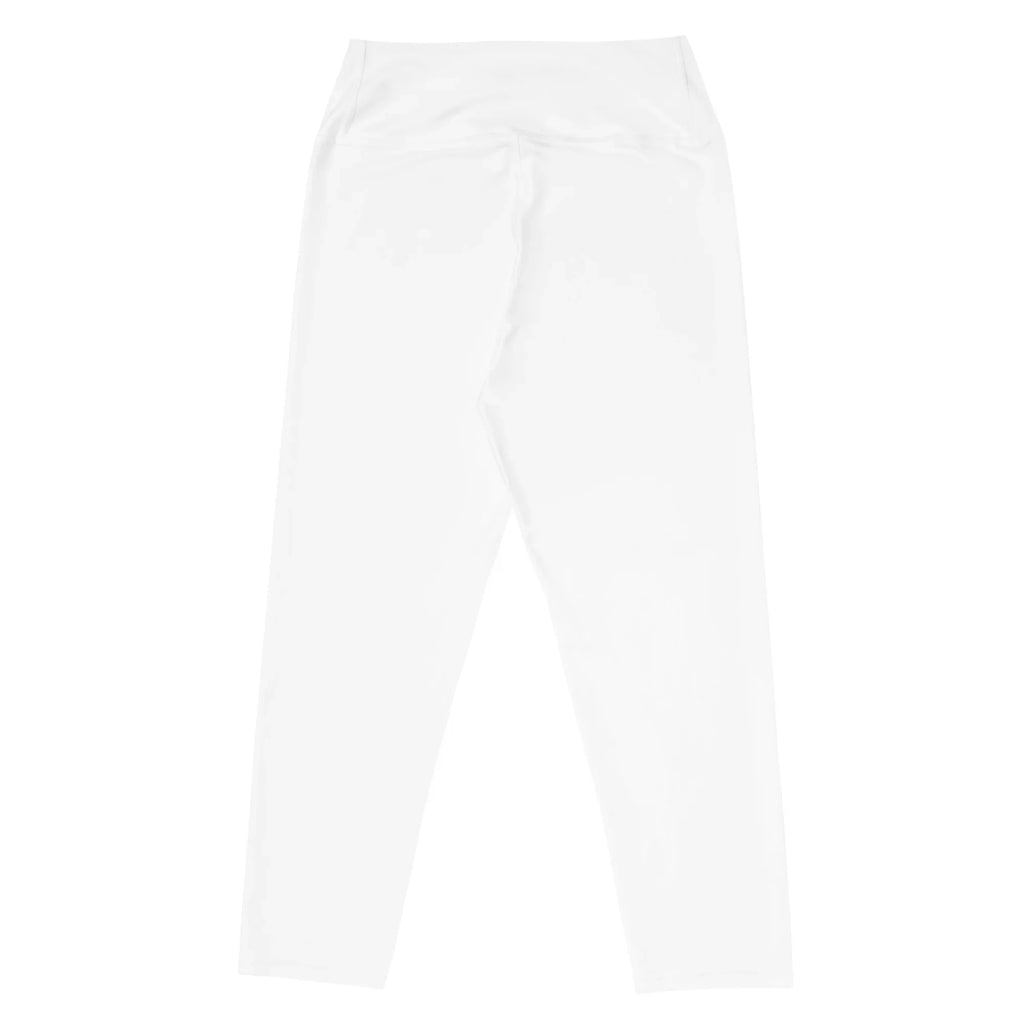 Yoga Capri Leggings Yoga Leggings AwRans Clothing all-over-print-yoga-capri-leggings-white-back-687db9117b495