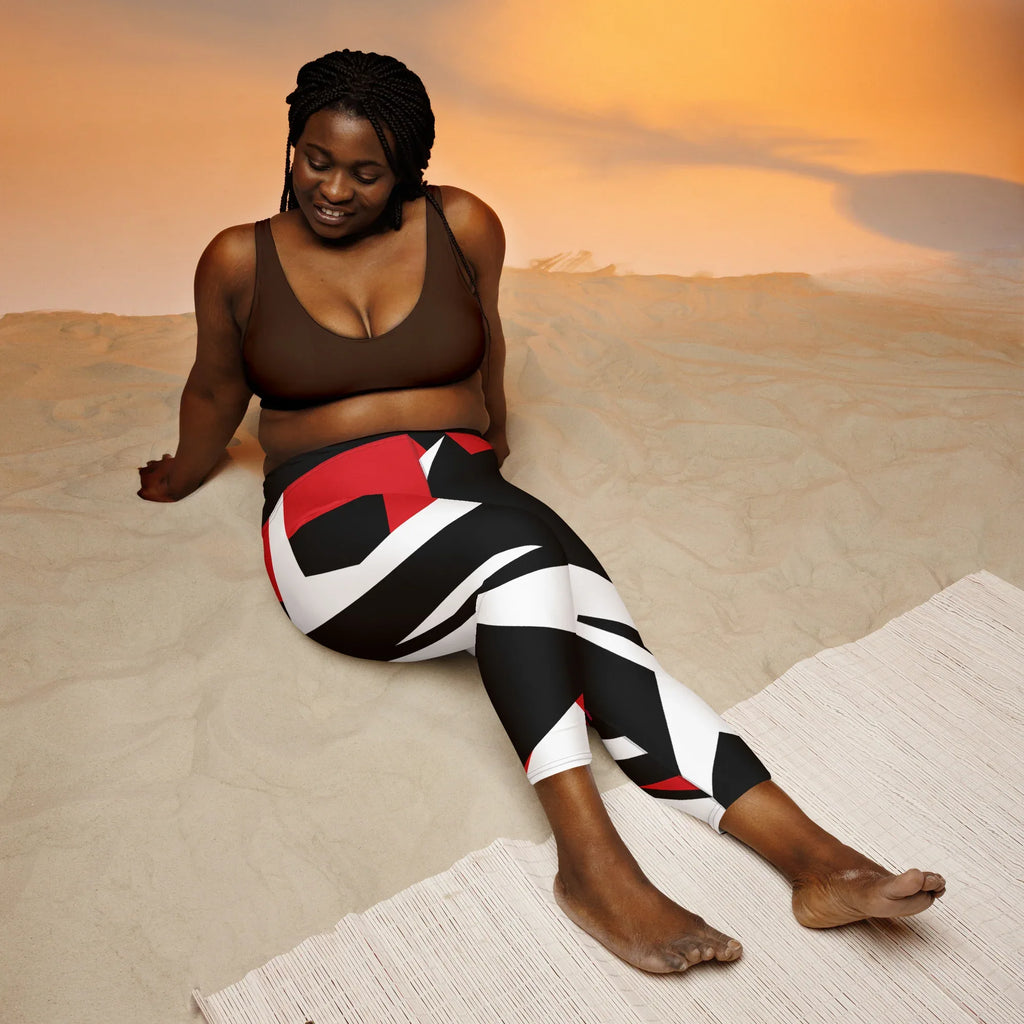 Yoga Capri Leggings Yoga Leggings AwRans Clothing all-over-print-yoga-capri-leggings-white-front-687b670f2fc5f