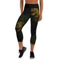 Yoga Capri Leggings XL Yoga Leggings AwRans Clothing all-over-print-yoga-capri-leggings-white-front-687db452e9c3d