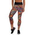Yoga Capri Leggings XL Yoga Leggings AwRans Clothing all-over-print-yoga-capri-leggings-white-front-687db52c0222d