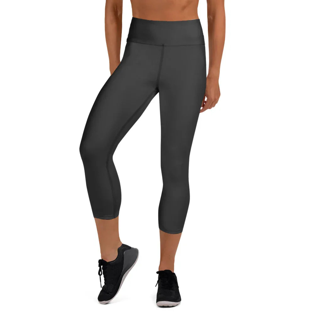 Yoga Capri Leggings XL Yoga Leggings AwRans Clothing all-over-print-yoga-capri-leggings-white-front-687db7c7aa1e2