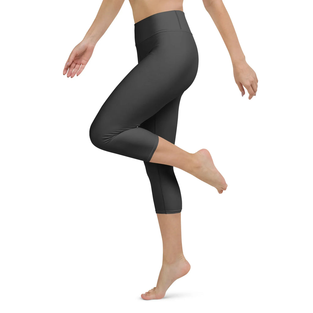 Yoga Capri Leggings Yoga Leggings AwRans Clothing all-over-print-yoga-capri-leggings-white-left-687db7c7abaa8