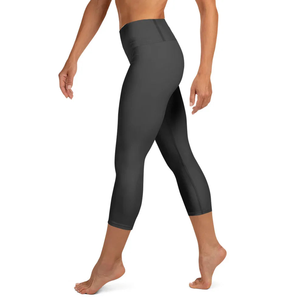 Yoga Capri Leggings Yoga Leggings AwRans Clothing all-over-print-yoga-capri-leggings-white-left-687db7c7abbf5