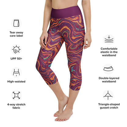 Yoga Capri Leggings - AwRans Clothing