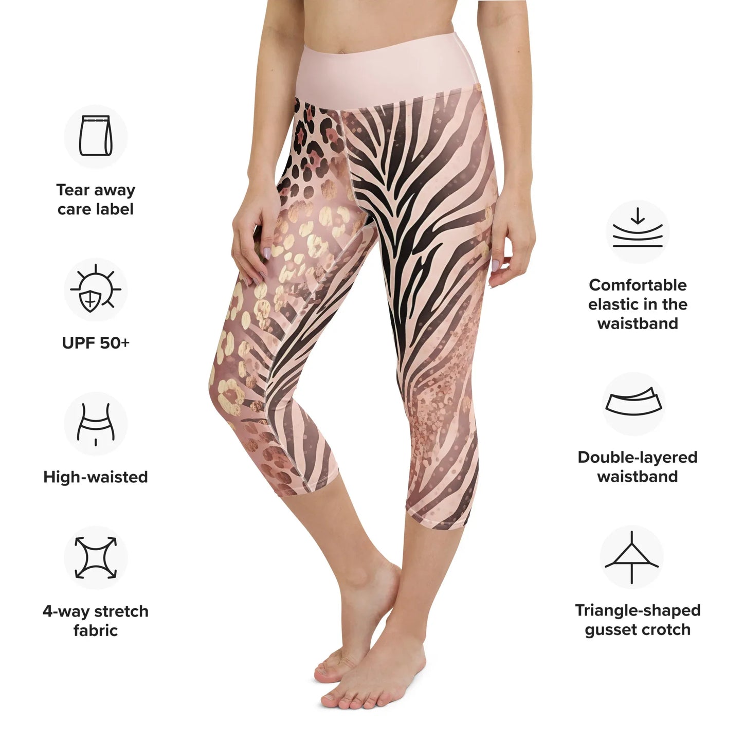 Yoga Capri Leggings - AwRans Clothing