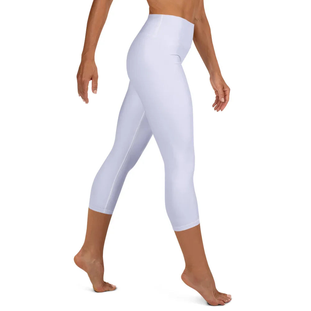 Yoga Capri Leggings Yoga Leggings AwRans Clothing all-over-print-yoga-capri-leggings-white-right-687db86b26d4a