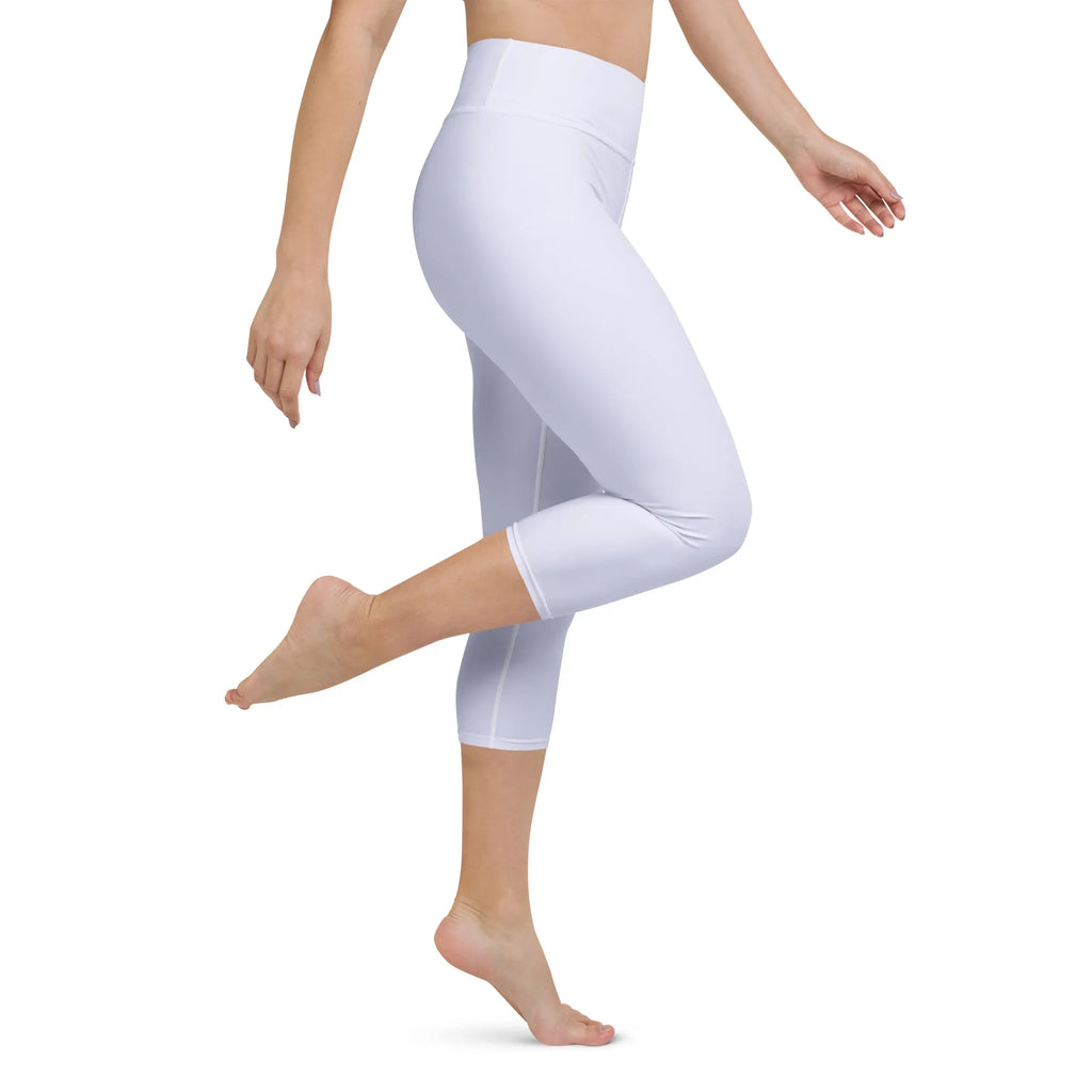 Yoga Capri Leggings Yoga Leggings AwRans Clothing all-over-print-yoga-capri-leggings-white-right-687db86b26f82