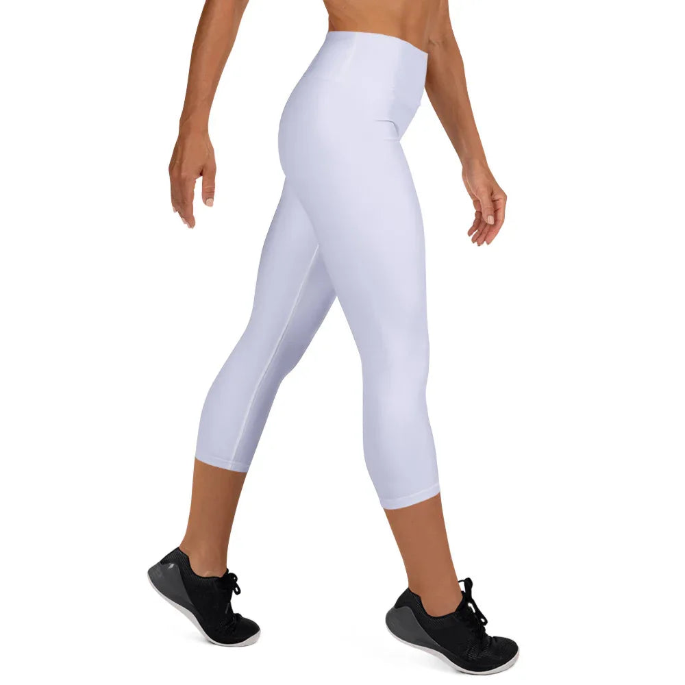 Yoga Capri Leggings Yoga Leggings AwRans Clothing all-over-print-yoga-capri-leggings-white-right-687db86b27ae4