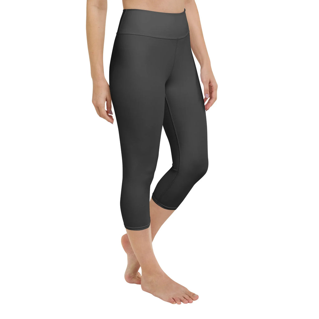 Yoga Capri Leggings Yoga Leggings AwRans Clothing all-over-print-yoga-capri-leggings-white-right-front-687db7c7ab2fb