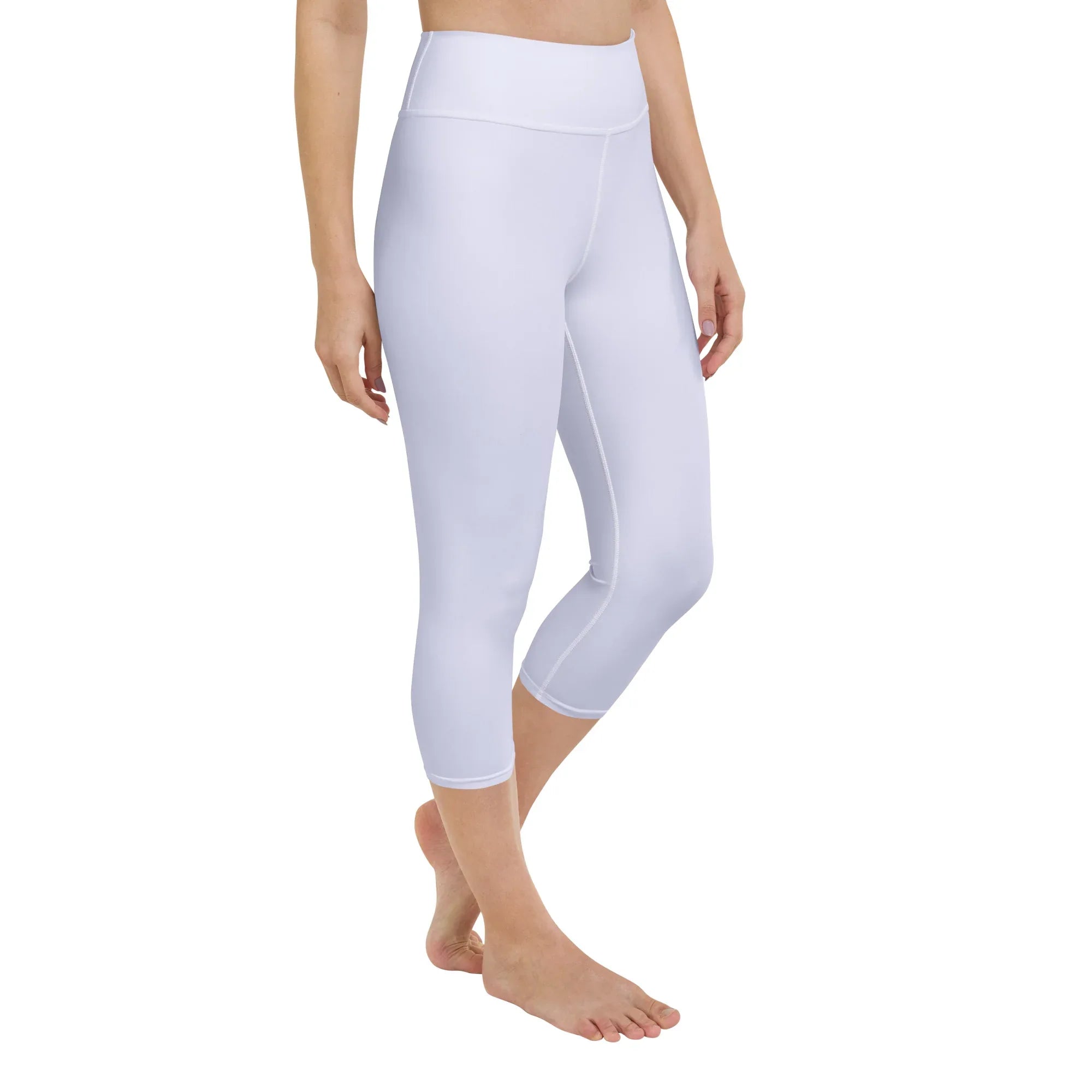 Yoga Capri Leggings Yoga Leggings AwRans Clothing all-over-print-yoga-capri-leggings-white-right-front-687db86b26ec7