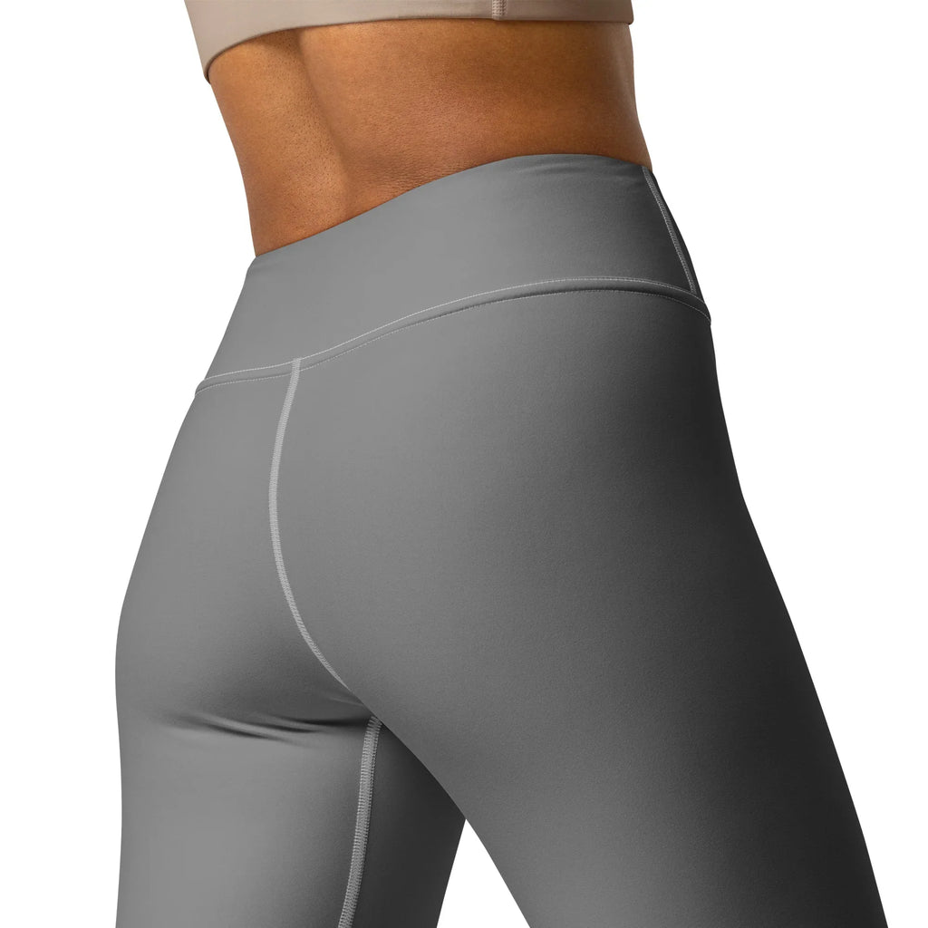 Yoga Leggings Leggings AwRans Clothing all-over-print-yoga-leggings-white-back-2-68773b9354394
