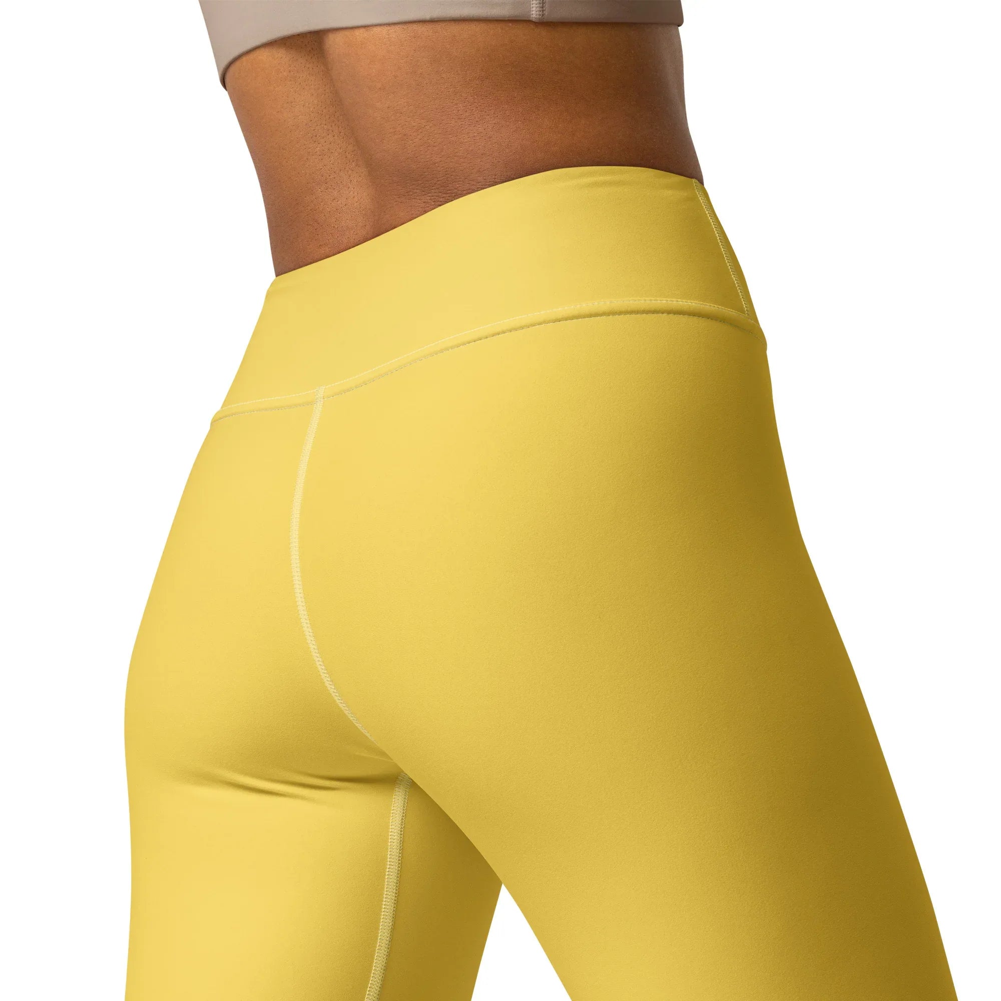 Yoga Leggings Leggings AwRans Clothing all-over-print-yoga-leggings-white-back-2-68773c111aa01