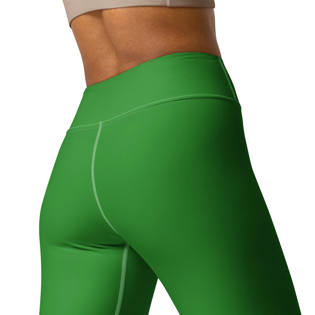 Yoga Leggings Leggings AwRans Clothing all-over-print-yoga-leggings-white-back-2-68773c8e53865