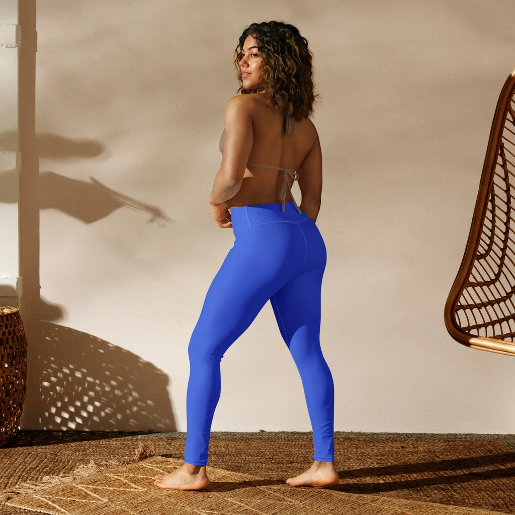 Yoga Leggings Leggings AwRans Clothing all-over-print-yoga-leggings-white-back-6877373be14ba