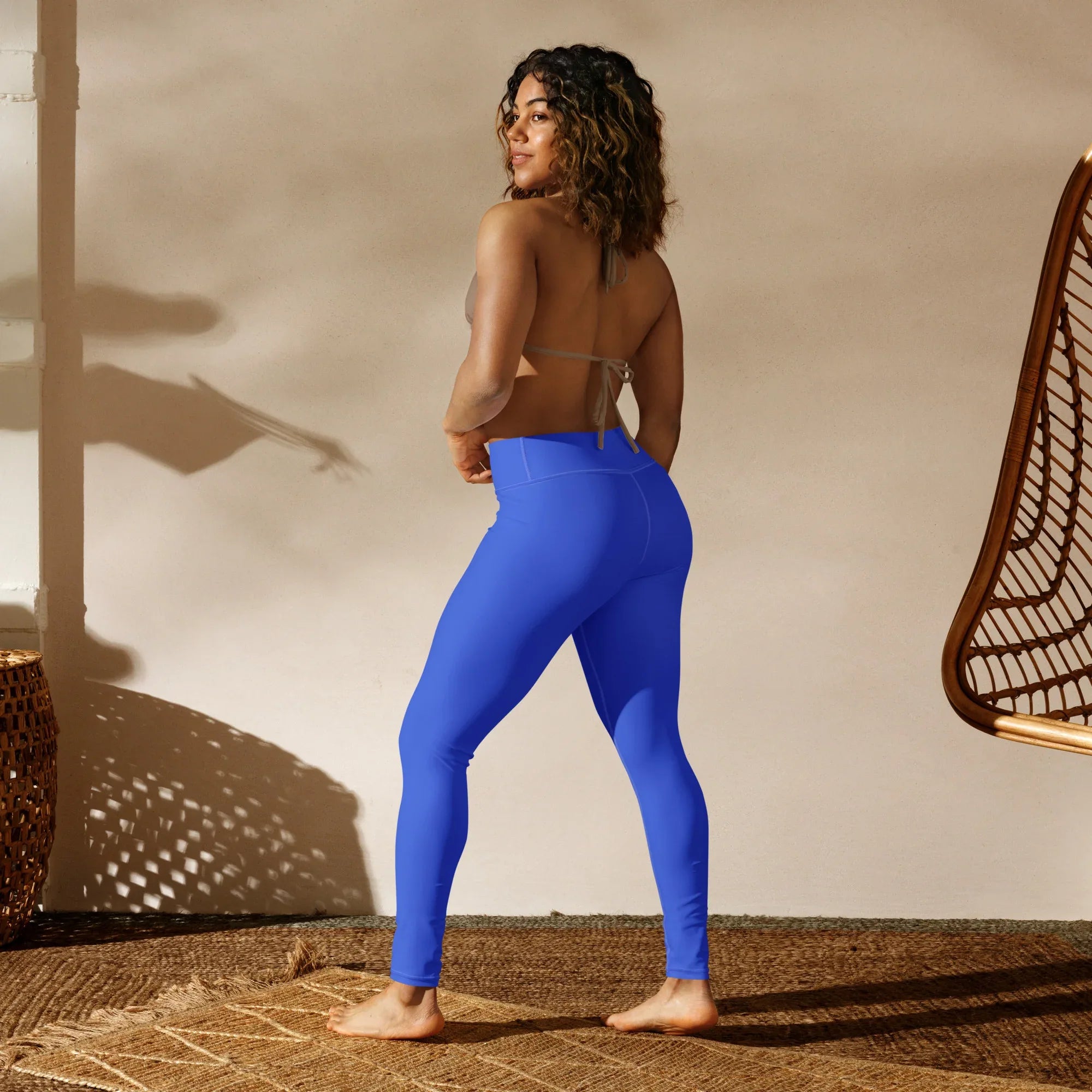Yoga Leggings Leggings AwRans Clothing all-over-print-yoga-leggings-white-back-6877373be14ba