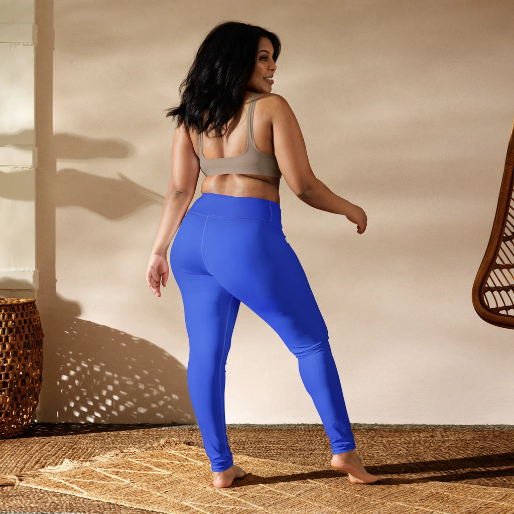 Yoga Leggings Leggings AwRans Clothing all-over-print-yoga-leggings-white-back-6877373be16d3