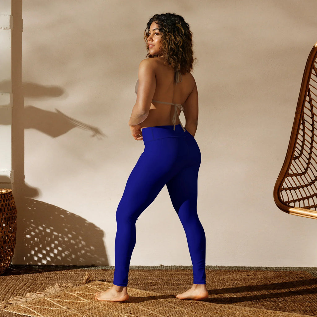 Yoga Leggings Leggings AwRans Clothing all-over-print-yoga-leggings-white-back-687739e82d205