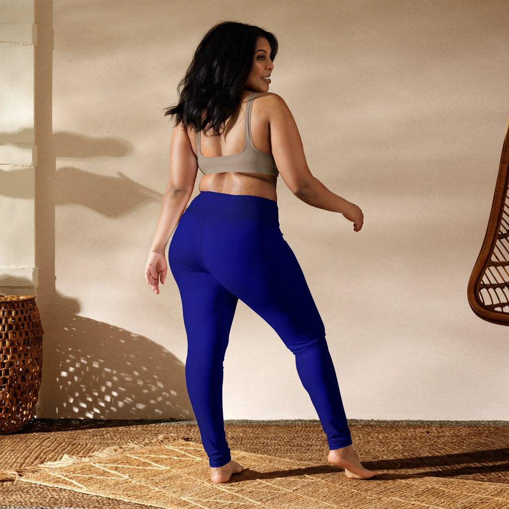 Yoga Leggings Leggings AwRans Clothing all-over-print-yoga-leggings-white-back-687739e82d406