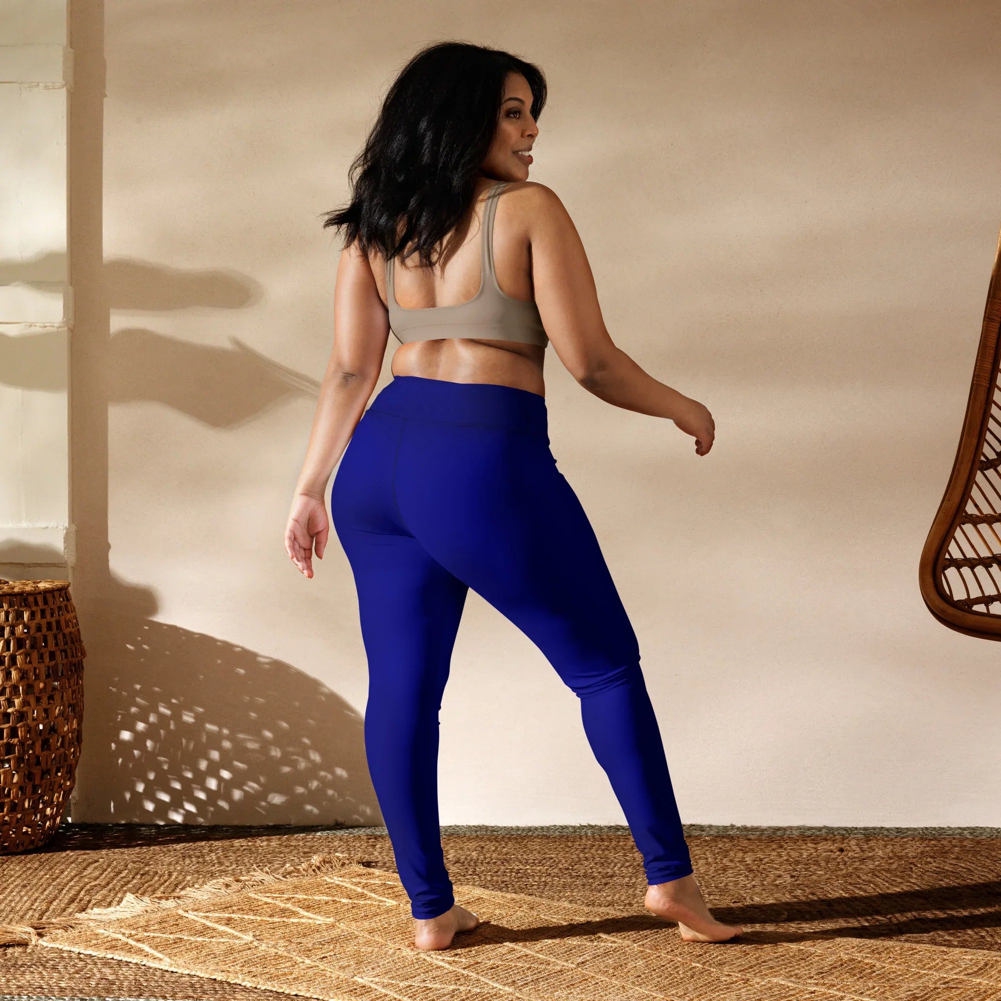 Yoga Leggings Leggings AwRans Clothing all-over-print-yoga-leggings-white-back-687739e82d406