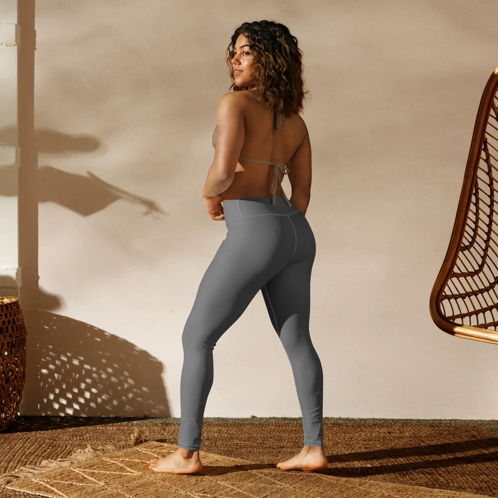 Yoga Leggings Leggings AwRans Clothing all-over-print-yoga-leggings-white-back-68773b93544b7
