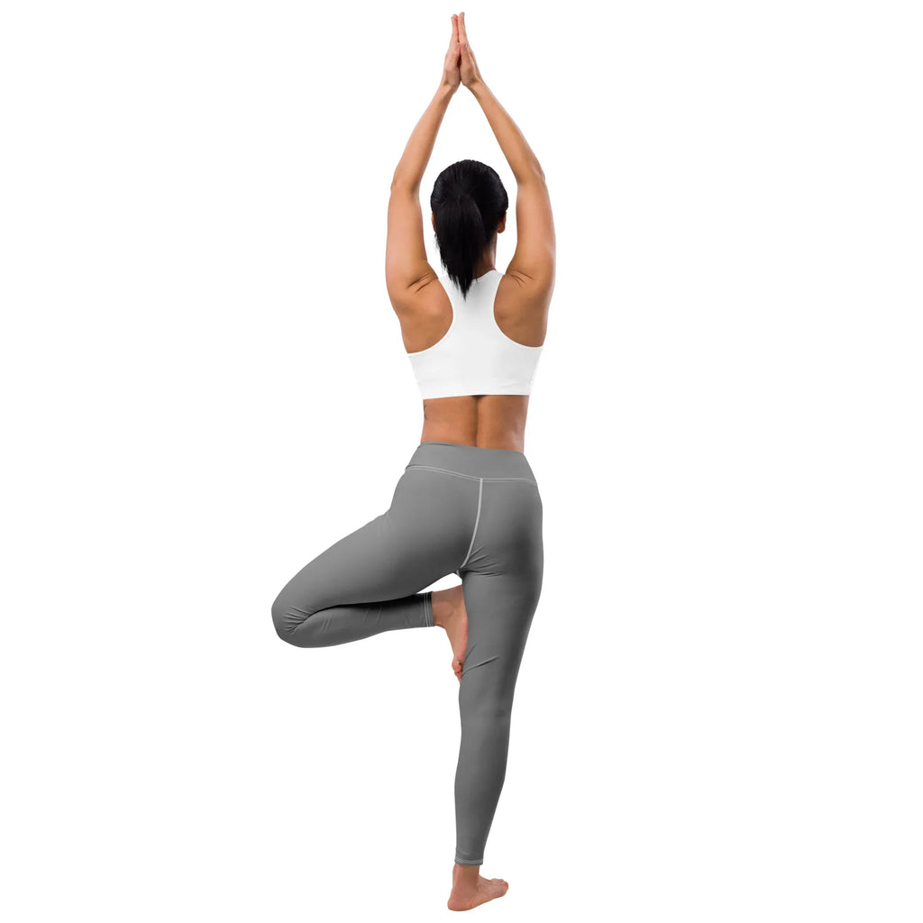 Yoga Leggings Leggings AwRans Clothing all-over-print-yoga-leggings-white-back-68773b93548ff