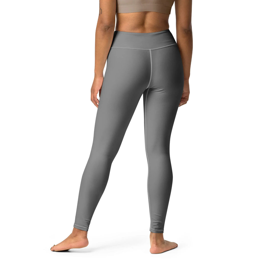 Yoga Leggings Leggings AwRans Clothing all-over-print-yoga-leggings-white-back-68773b9355435