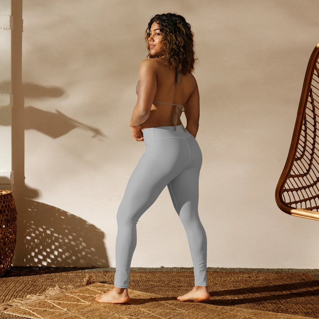 Yoga Leggings Leggings AwRans Clothing all-over-print-yoga-leggings-white-back-68773bd3ac418