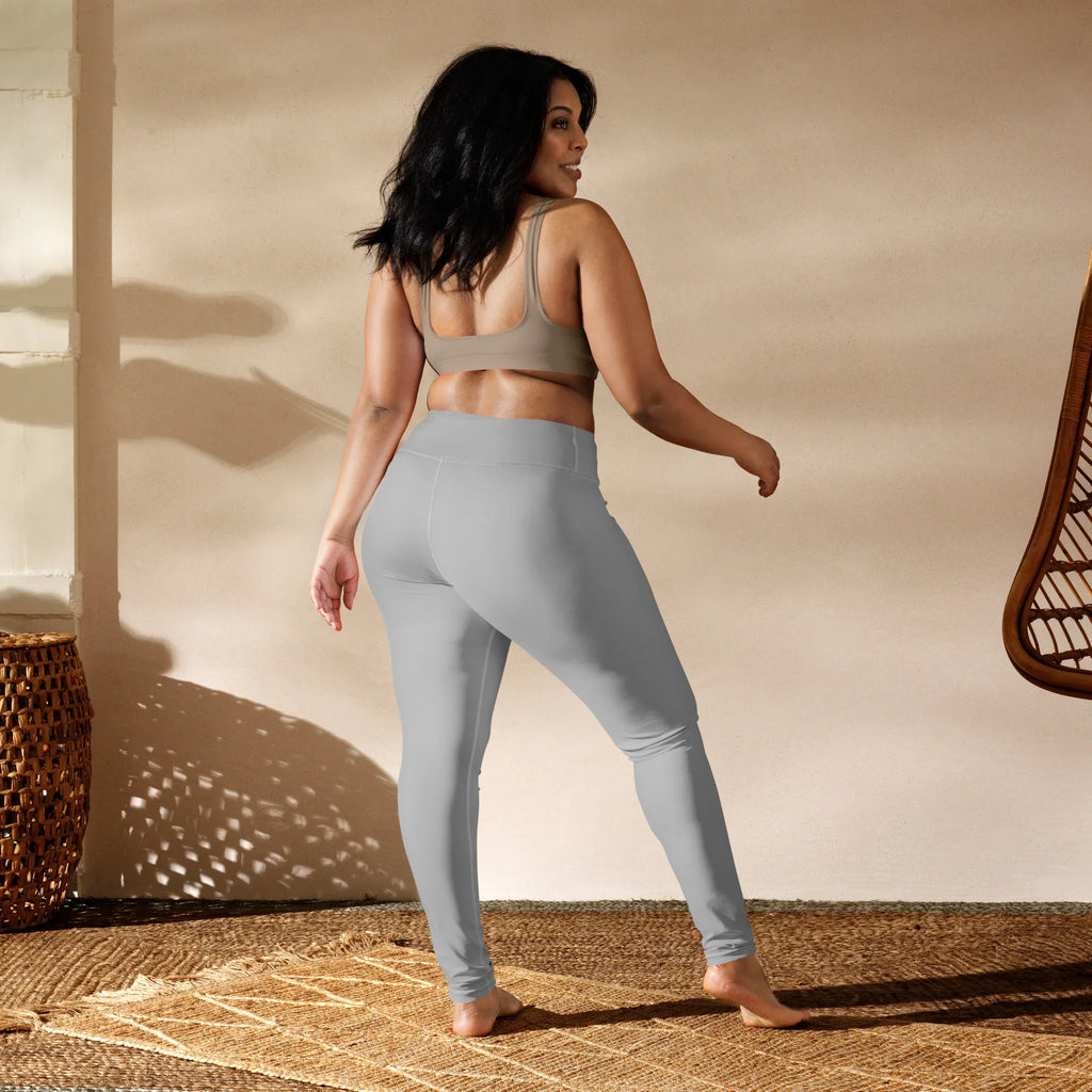 Yoga Leggings Leggings AwRans Clothing all-over-print-yoga-leggings-white-back-68773bd3ac609