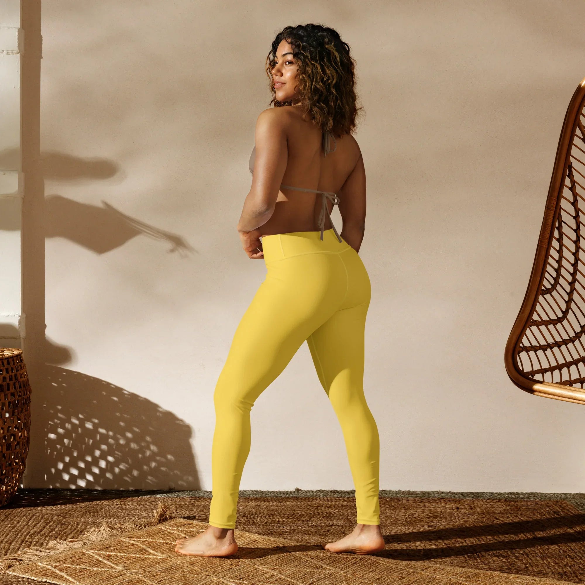 Yoga Leggings Leggings AwRans Clothing all-over-print-yoga-leggings-white-back-68773c111ab42
