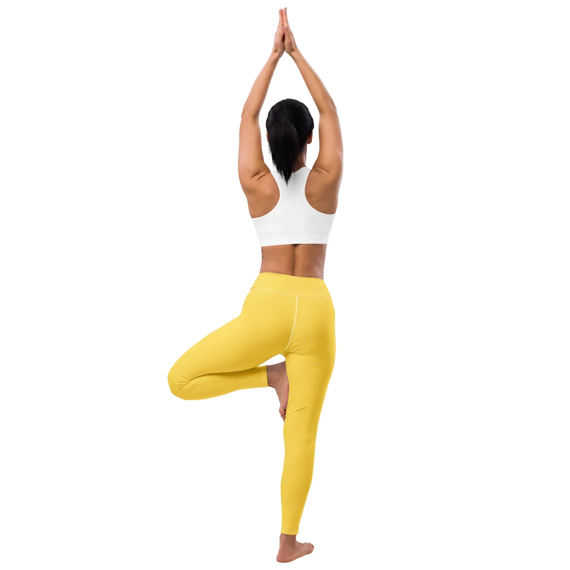 Yoga Leggings Leggings AwRans Clothing all-over-print-yoga-leggings-white-back-68773c111af33