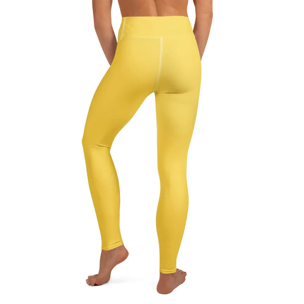 Yoga Leggings Leggings AwRans Clothing all-over-print-yoga-leggings-white-back-68773c111b2e9