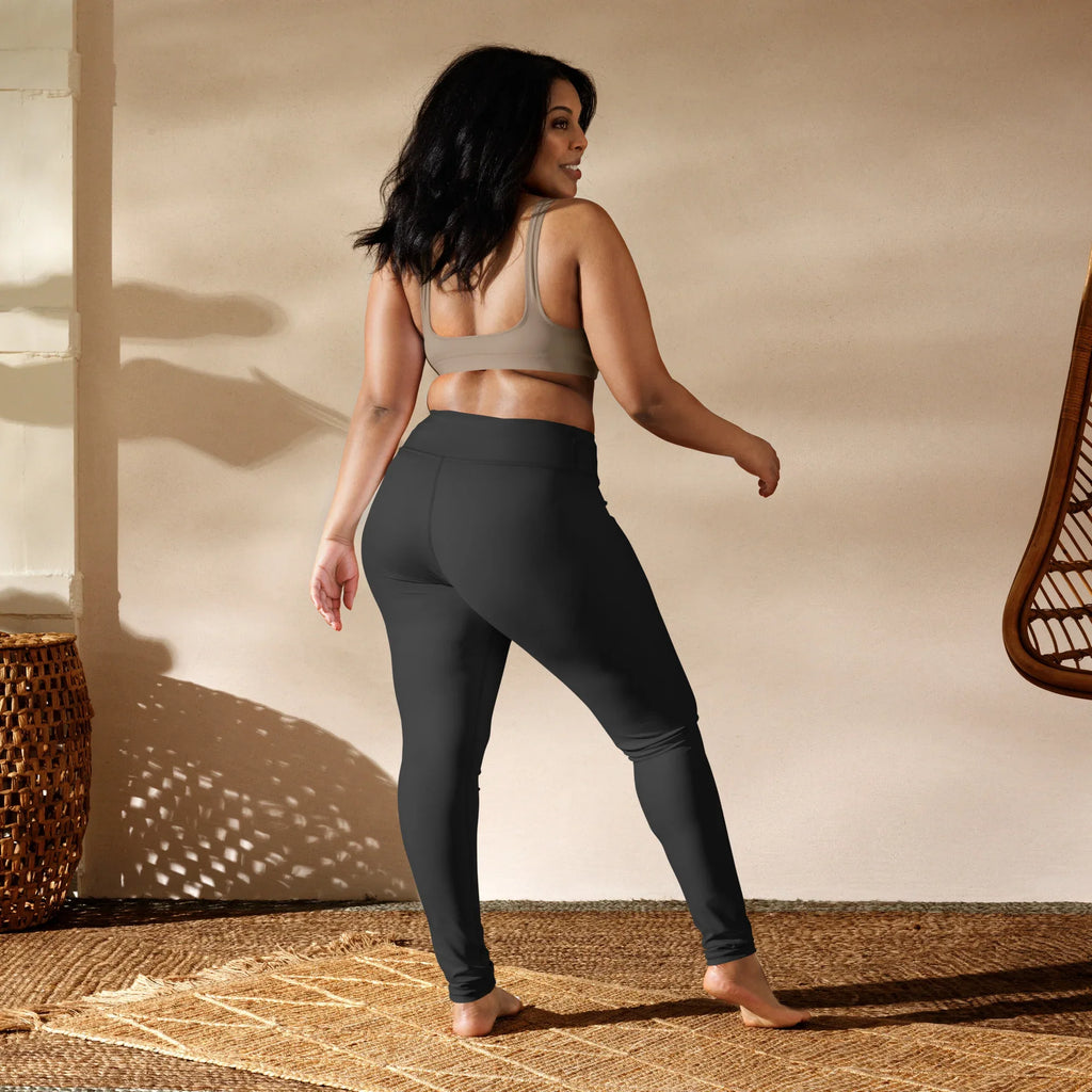 Yoga Leggings Leggings AwRans Clothing all-over-print-yoga-leggings-white-back-68773c4f72b00