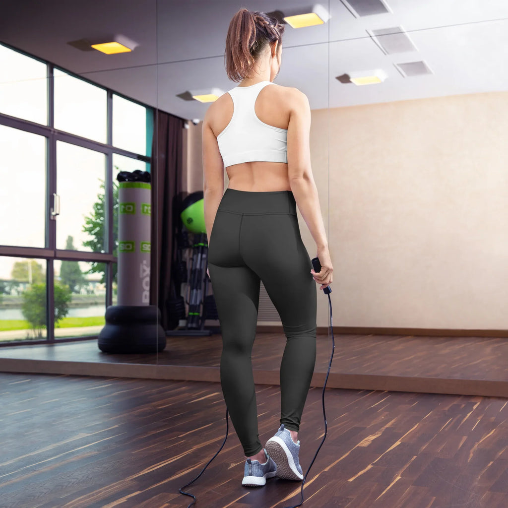 Yoga Leggings Leggings AwRans Clothing all-over-print-yoga-leggings-white-back-68773c4f72ed5