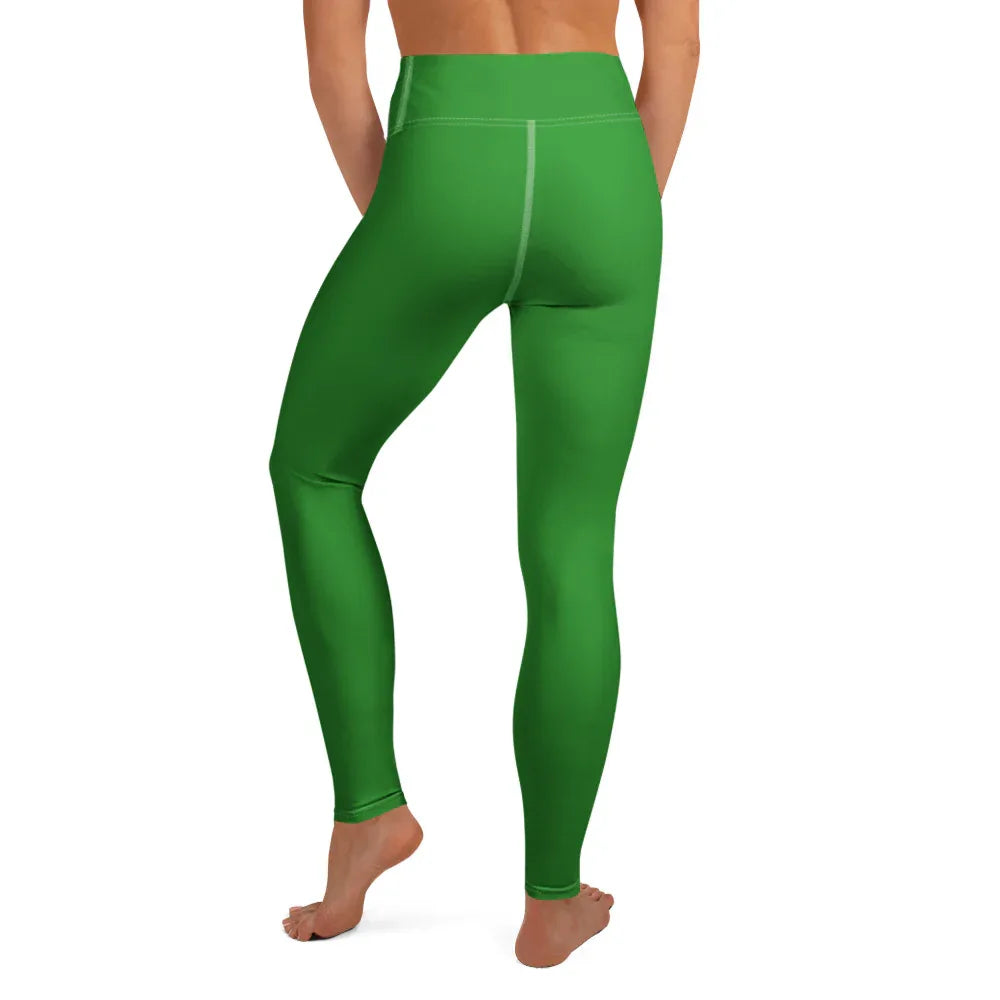 Yoga Leggings Leggings AwRans Clothing all-over-print-yoga-leggings-white-back-68773c8e5498d