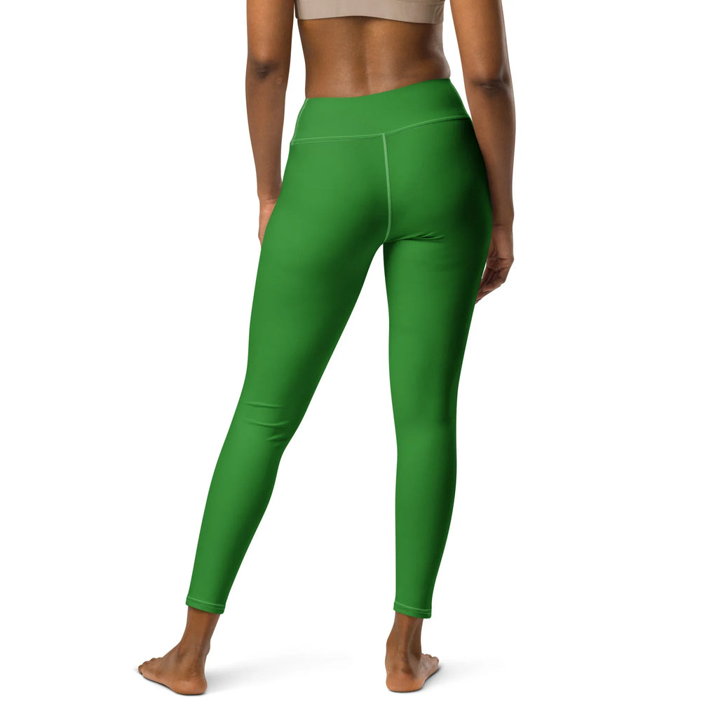 Yoga Leggings Leggings AwRans Clothing all-over-print-yoga-leggings-white-back-68773c8e55380