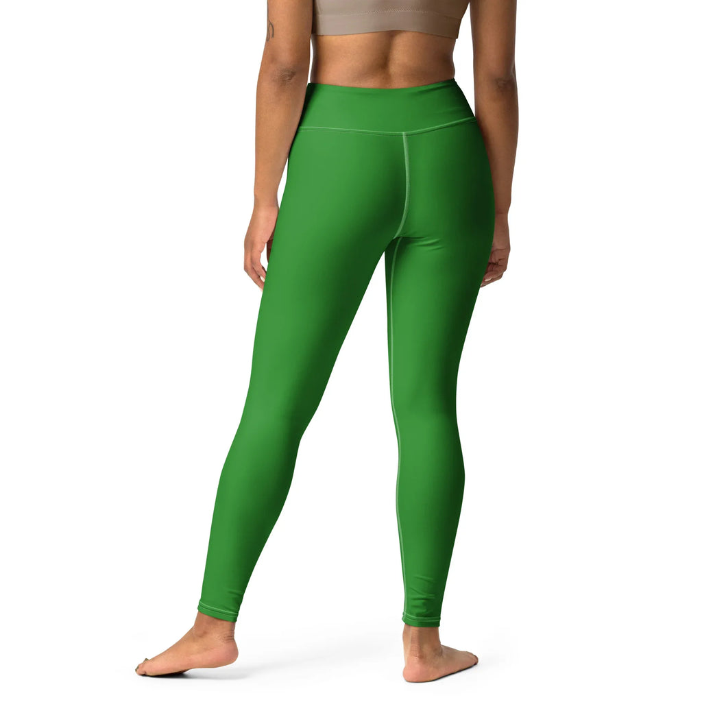 Yoga Leggings Leggings AwRans Clothing all-over-print-yoga-leggings-white-back-68773c8e556bb