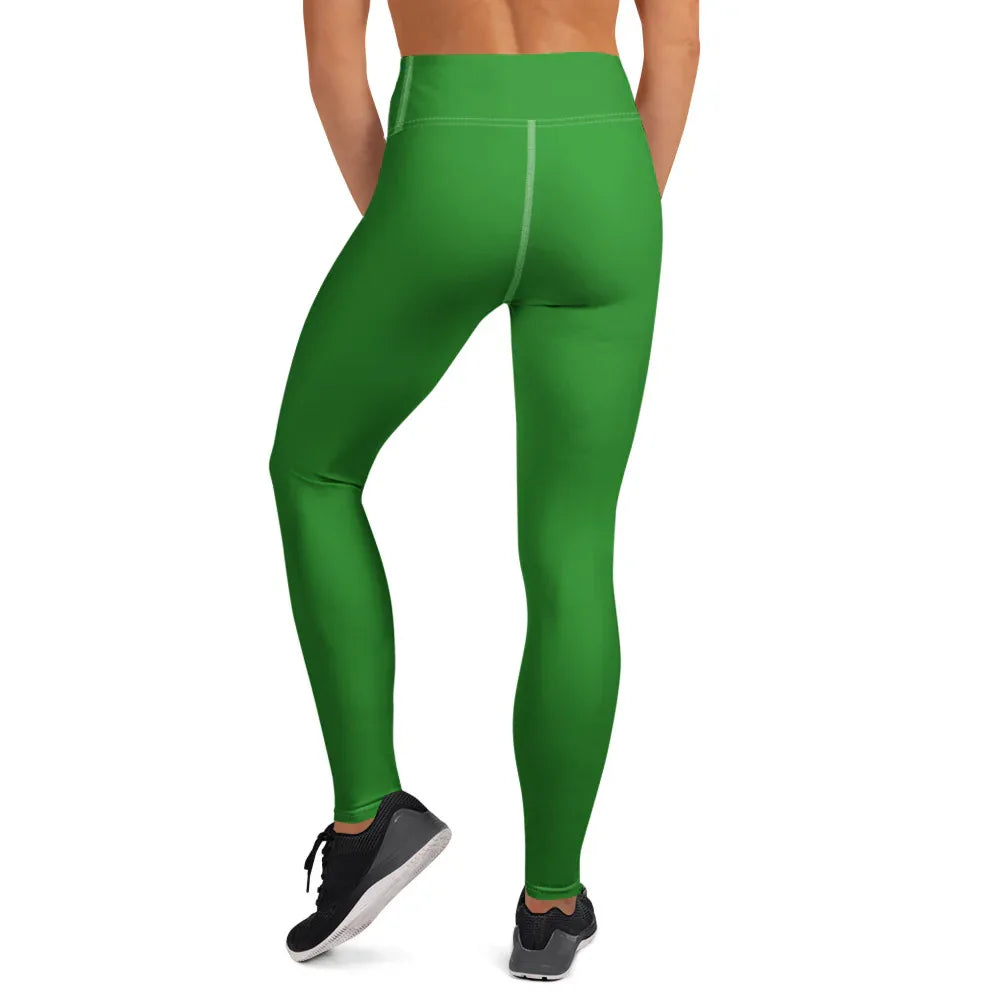 Yoga Leggings Leggings AwRans Clothing all-over-print-yoga-leggings-white-back-68773c8e577c5