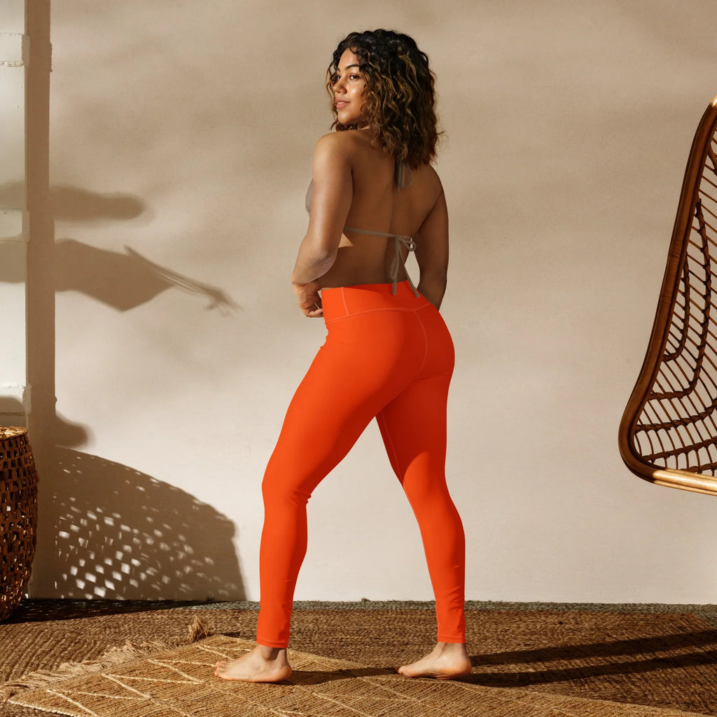 Yoga Leggings Leggings AwRans Clothing all-over-print-yoga-leggings-white-back-68773ccd13630
